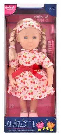 Dolls World Lalka Charlotte 36cm - tantis.pl