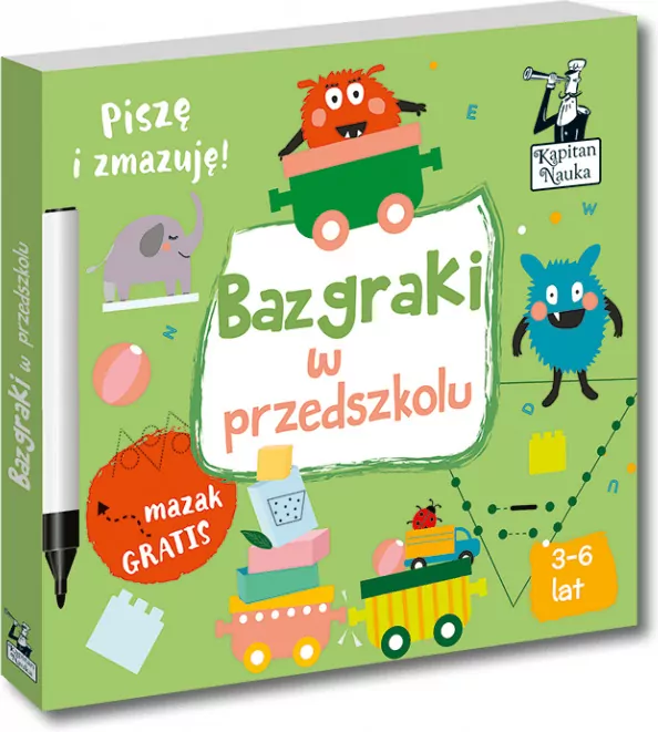 Bazgraki w przedszkolu. Kapitan Nauka - tantis.pl