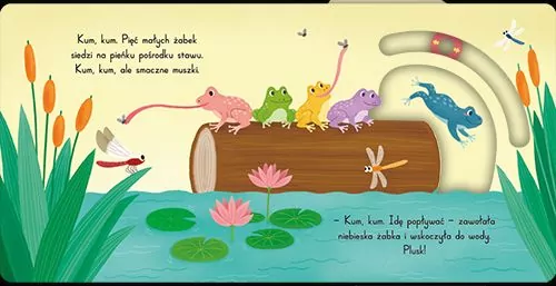 Pięć małych żabek. Wesoła zagroda - tantis.pl