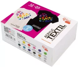 Farby do tkanin Heart 20ml 12 kolorów