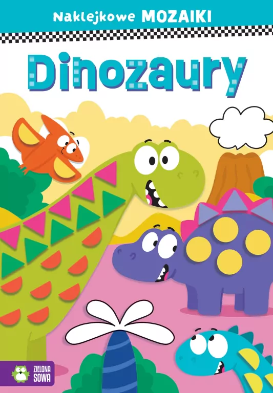 Naklejkowe mozaiki. Dinozaury - tantis.pl