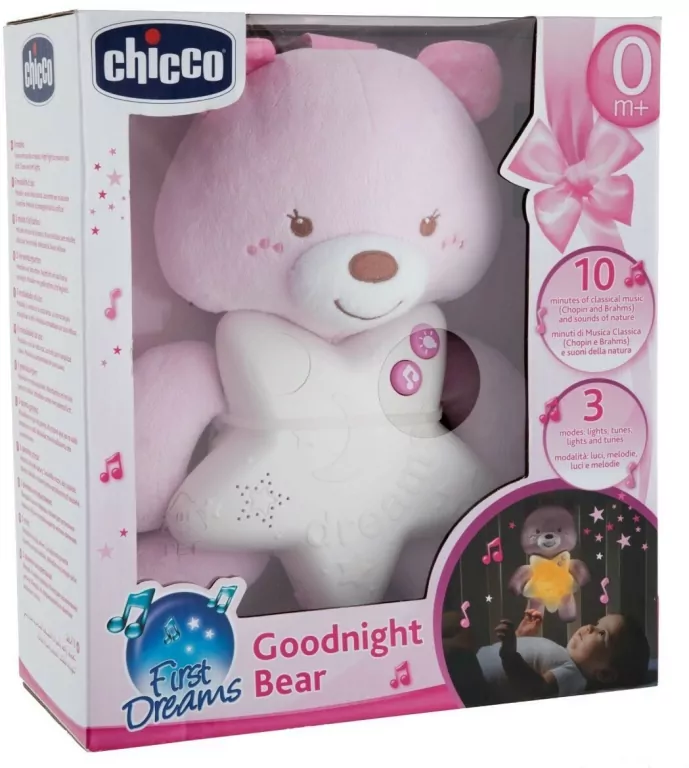 Miś na dobranoc różowy - tantis.pl