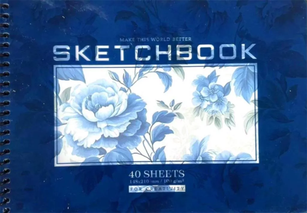 Szkicownik A5/40K koło gładki Kwiaty FRESH - tantis.pl