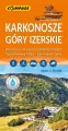 Mapa tur. - Karkonosze, Góry Izerskie laminowana - tantis.pl