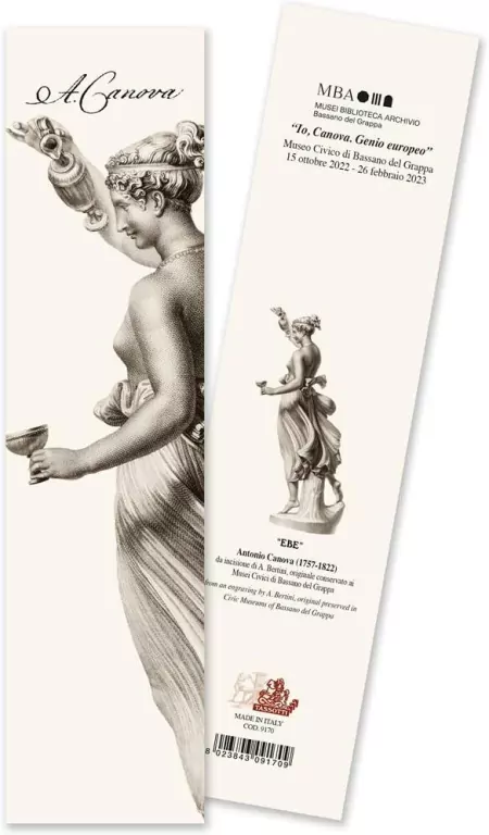 Zakładka do książki. Rzeźba Ebe. Canova - tantis.pl