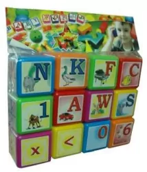 Klocki edukacyjne literki, cyferki