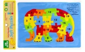 Puzzle piankowe Słoń - tantis.pl