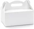 Ozdobne pudełka na ciasto, białe - tantis.pl