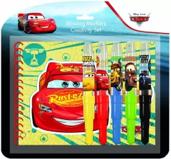 Zestaw kreatywny markery dmuchane Cars