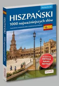 Hiszpański. 1000 najważniejszych słów. Poziom A1-A2 - tantis.pl