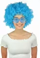 Peruka afro XXL niebieska - tantis.pl