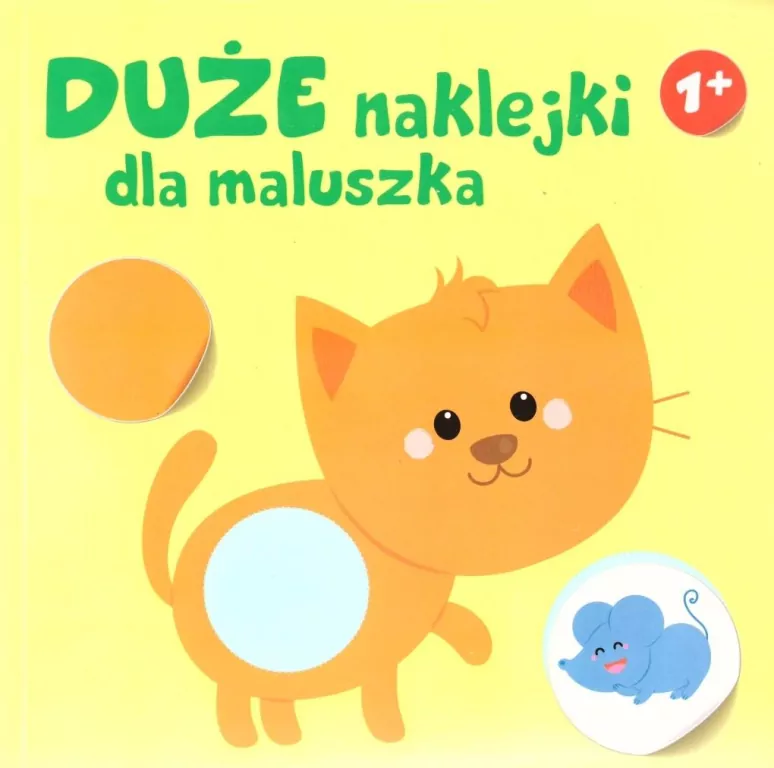 Duże naklejki dla maluszka. Kotek - tantis.pl