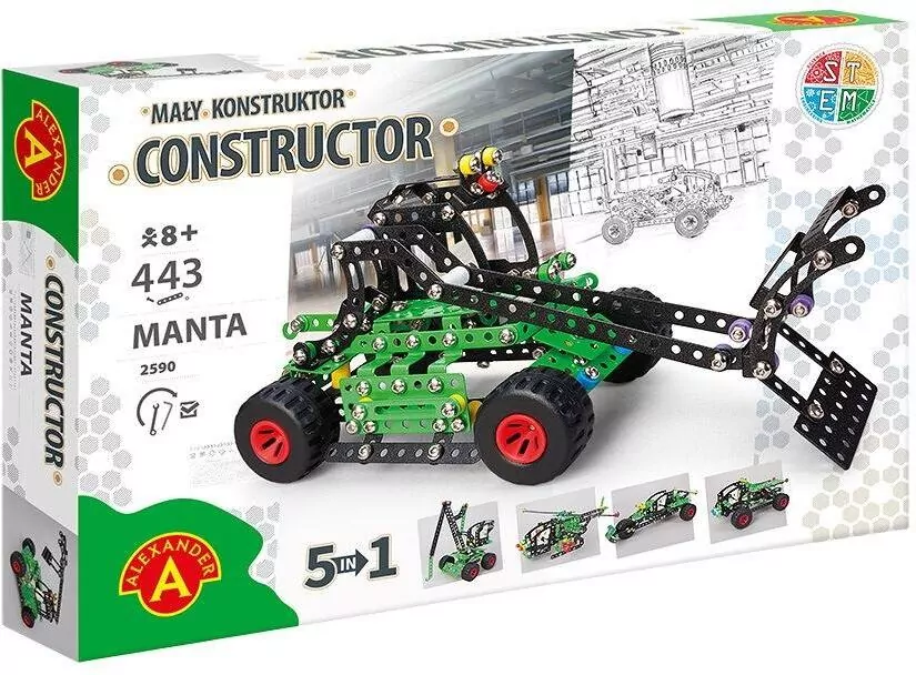 Mały Konstruktor - Manta 5w1 8+ - tantis.pl