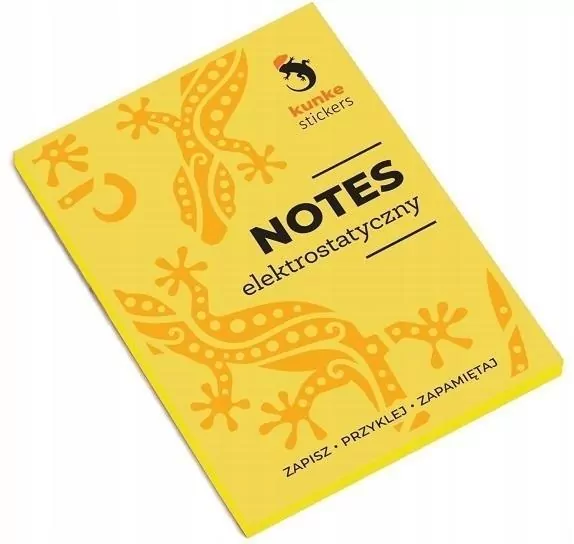 Notes elektrostatyczny żółty 7x9,8cm - tantis.pl