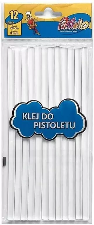 Klej do pistoletu 7,4mmx20cm 12szt - tantis.pl