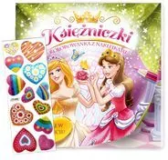 Księżniczki. Kolorowanka z naklejkami - tantis.pl