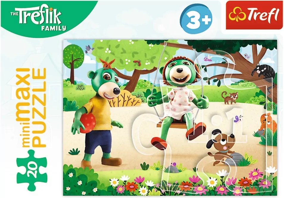 Puzzle 20 MiniMaxi. Dzień Treflików - tantis.pl