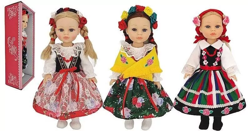 Lalka 38cm w stroju ludowym MIX - tantis.pl