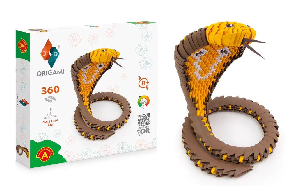 Origami 3D. Kobra - tantis.pl