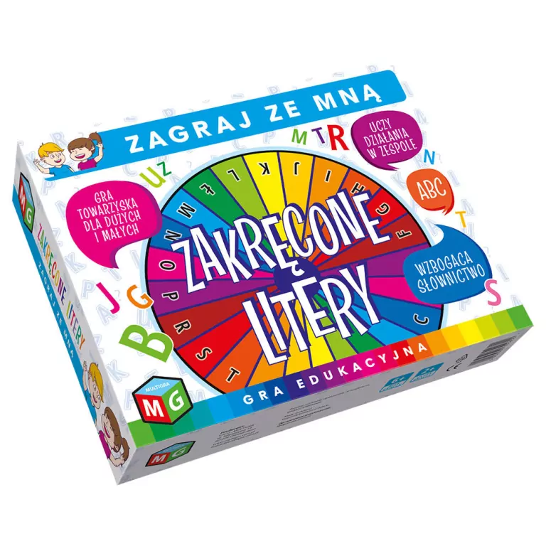 Multigra. Zakręcone litery. Gra edukacyjna - tantis.pl