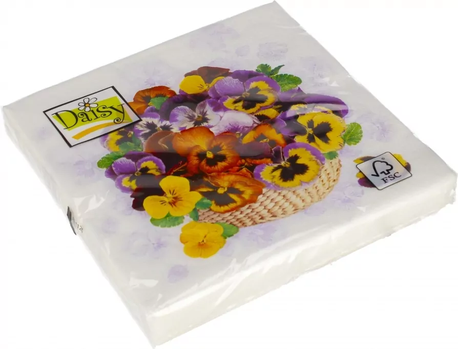Serwetki 33x33 cm Daisy Wiosenne op. 20 szt - tantis.pl