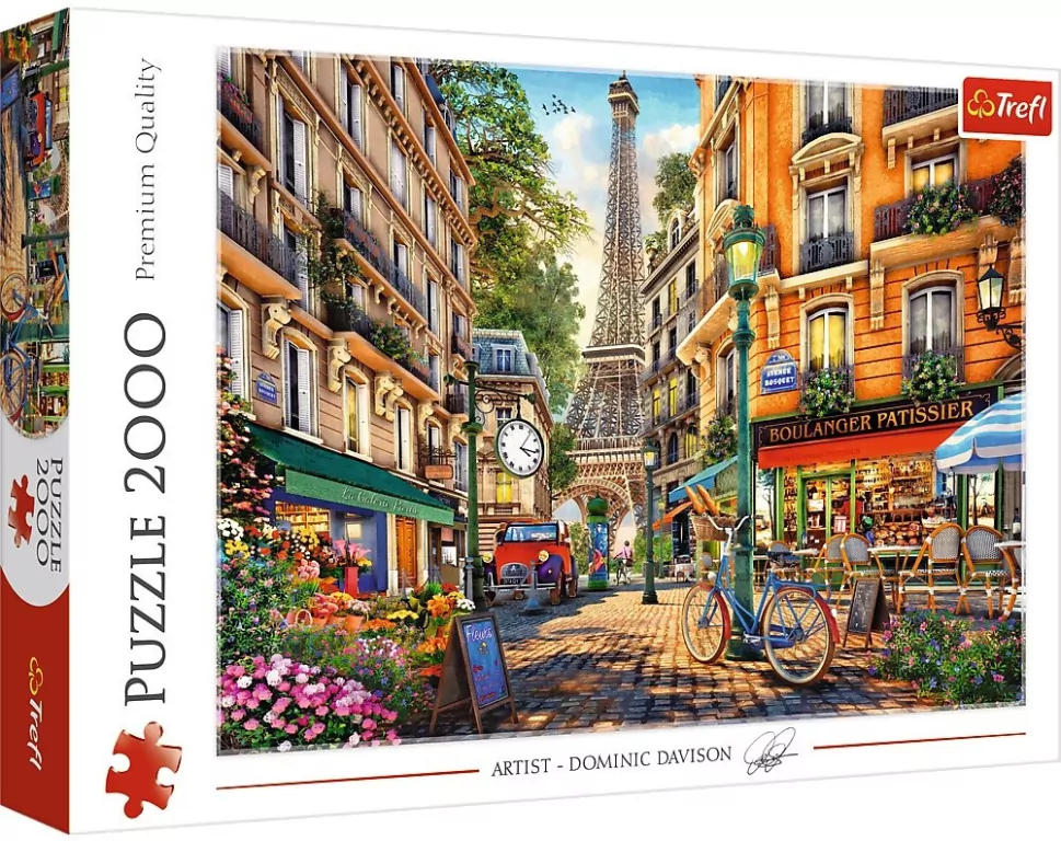 Puzzle 2000. Popołudnie w Paryżu. 27121 - tantis.pl
