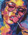 Diamentowa mozaika - Dziewczyna z cukierkiem 40x50 - tantis.pl