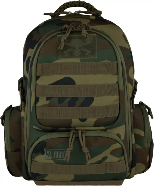 Plecak 4-komorowy. Military Woodland Camo. - tantis.pl