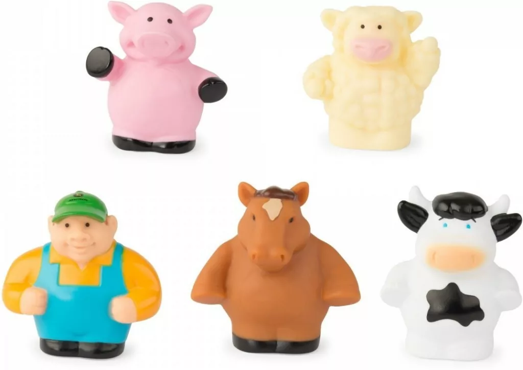 John Deere traktor grający ze zwierzątkami TOMY - tantis.pl