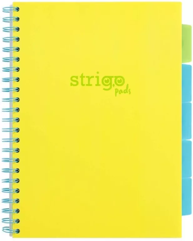 Kołozeszyt Pads A4/100K linia Neon żółty - tantis.pl