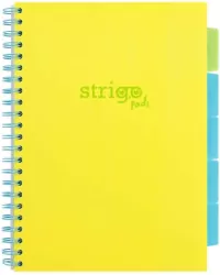 Kołozeszyt Pads A4/100K linia Neon żółty