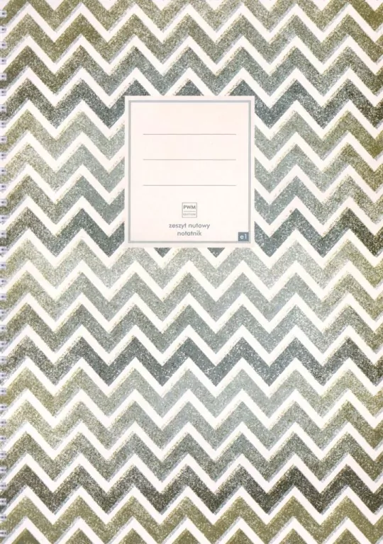 Zeszyt nutowy A4, stojący. 12 linii (na spirali) - tantis.pl