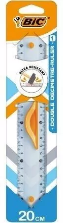 Linijka Double Ruler 20 cm - tantis.pl