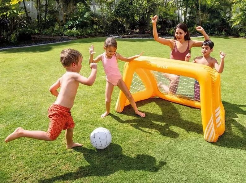 Intex. Bramka do sportów wodnych z piłką w pudełku 140x89x81cm - tantis.pl