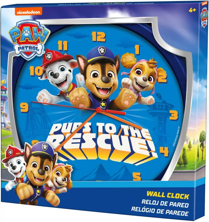 Zegar ścienny Paw Patrol 25cm PW20002 - tantis.pl