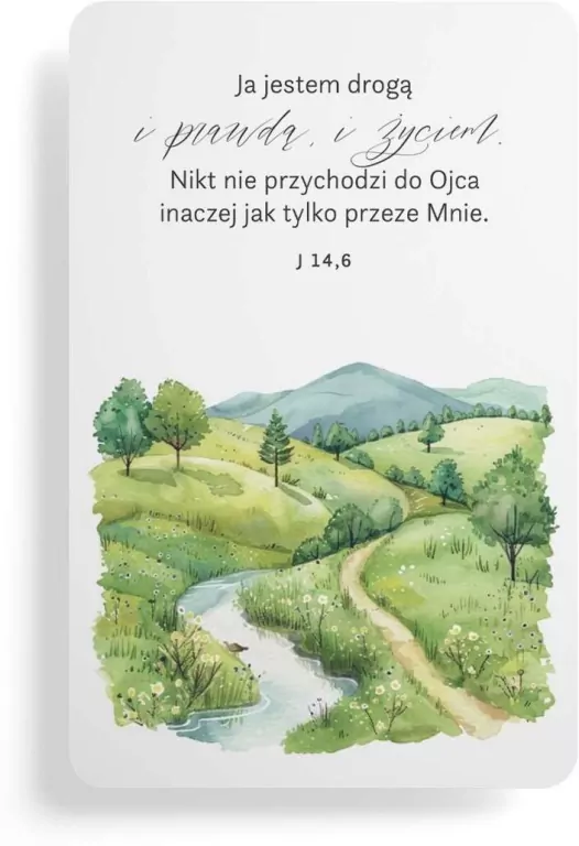 Magnes na lodówkę - Ja jestem drogą - pejzaż - tantis.pl