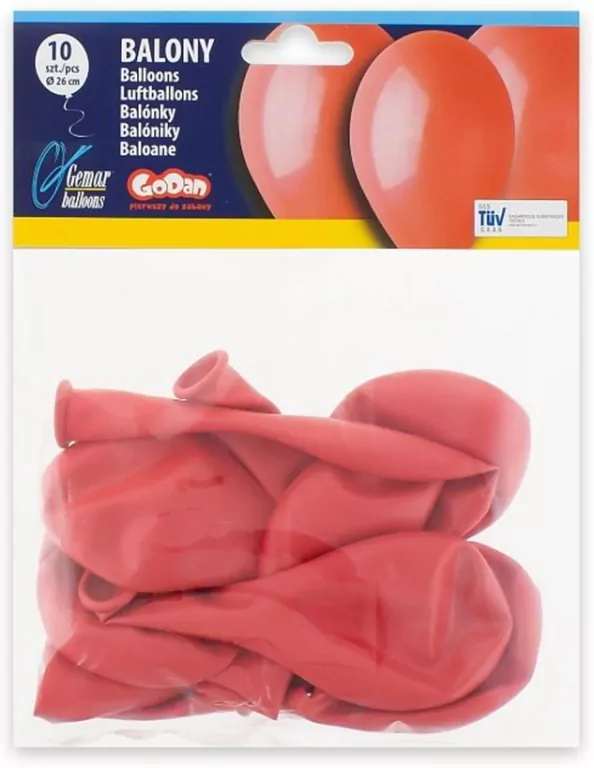 Balony premium czerwone 25,5cm - tantis.pl