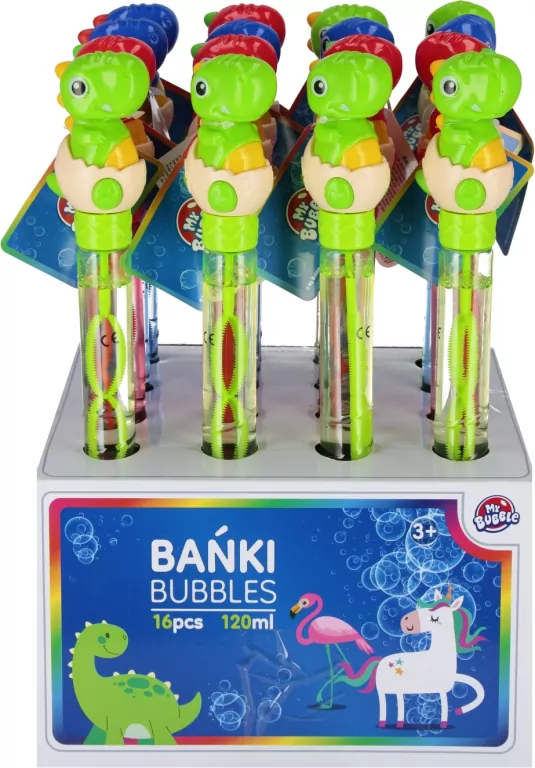 BANKI MYDL DINO 120ML MY BUBBLE 26 MIX4 16/96 - tantis.pl