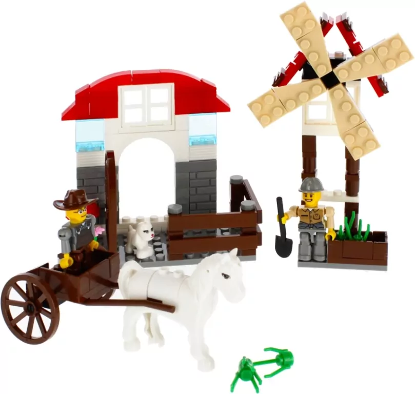 Klocki konstrukcyjne Alleblox Farma Homestead 183 elementów - tantis.pl