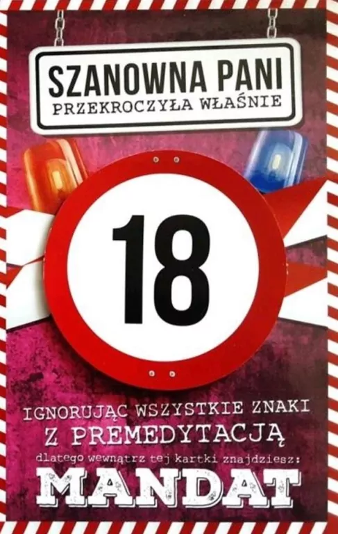 Karnet. Urodziny 18 damskie - tantis.pl