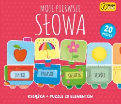 Książka i puzzle. Moje pierwsze słowa, 20 elementów