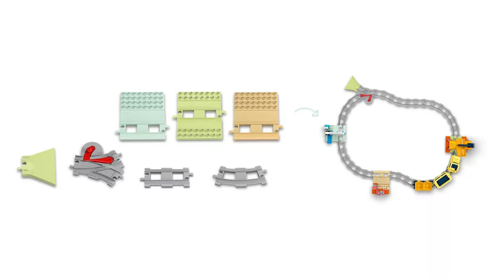 LEGO® Duży interaktywny pociąg miejski 10428 - tantis.pl