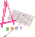 Podobrazie z nadrukiem i farbkami. Care Bears - tantis.pl
