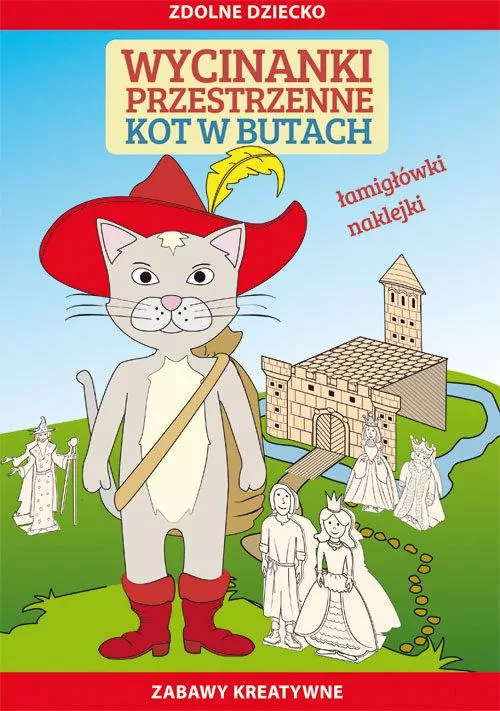 Kot w butach. Wycinanki przestrzenne - tantis.pl