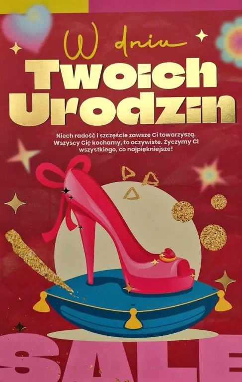 Karnet Urodziny dziewczęce - tantis.pl
