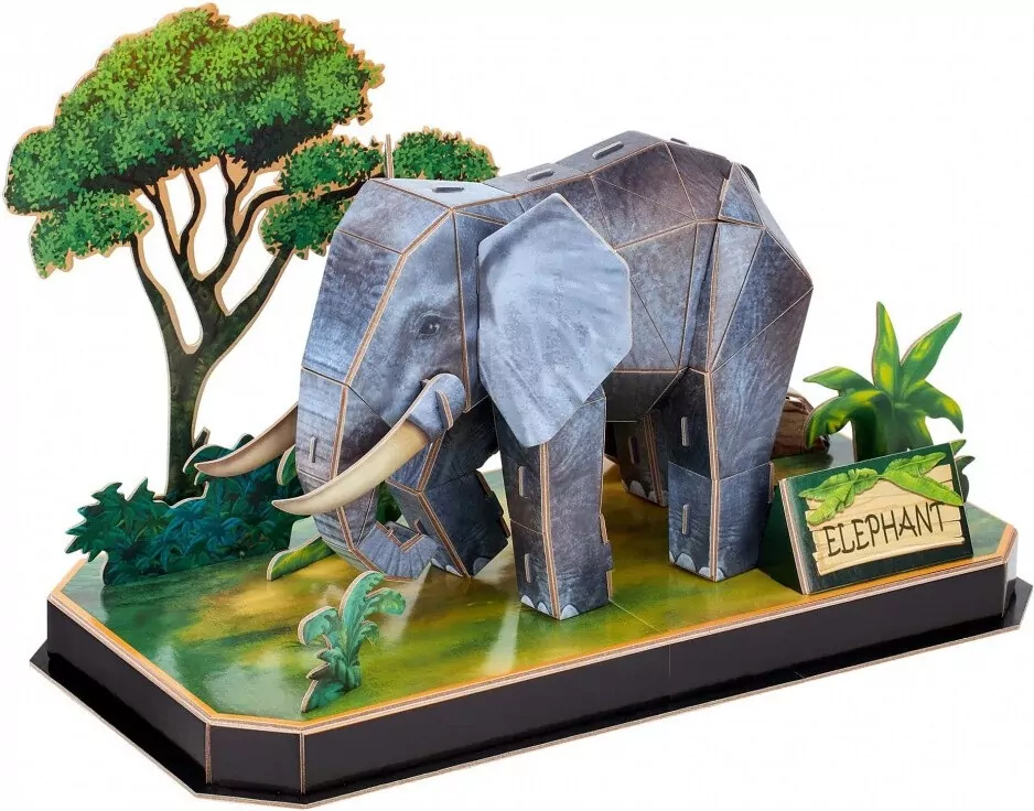 Cubic Fun. Puzzle 3D. Zwierzęta Słoń - tantis.pl