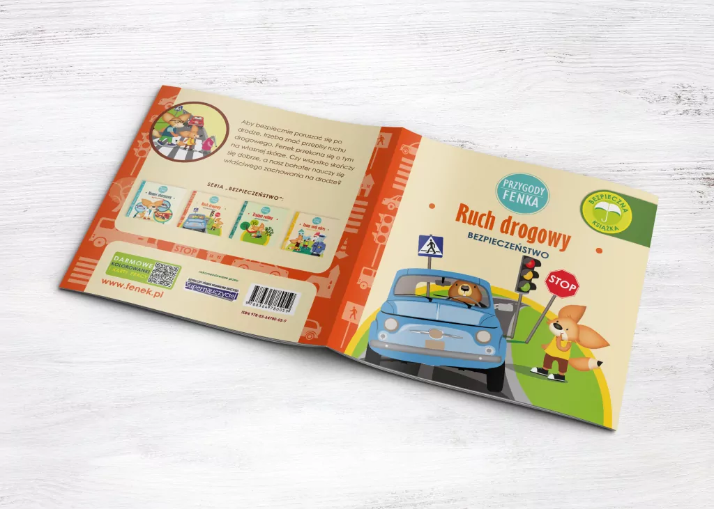 Ruch drogowy. Bezpieczeństwo. Przygody Fenka - tantis.pl