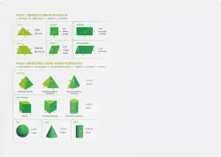Mata na biurko ochronna MEMOBE kolor mleczny 70x50 cm