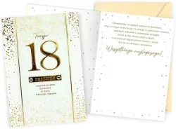 Karnet B6 Urodziny 18