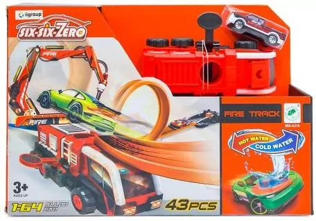 Tor z czerwoną wyrzutnią + auto zmieniające kolor - tantis.pl